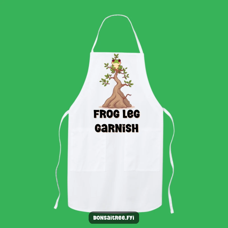 Funny Bonsai Frog Balance Apron: A Hilarious Kitchen Gift