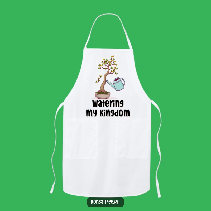 Funny Bonsai Tree Watering Can Apron: Hilarious Kitchen Wear for Garden Chefs