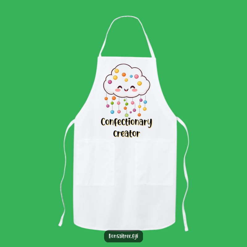Funny Candy Cloud Apron - Bake with Sweetness and Smiles