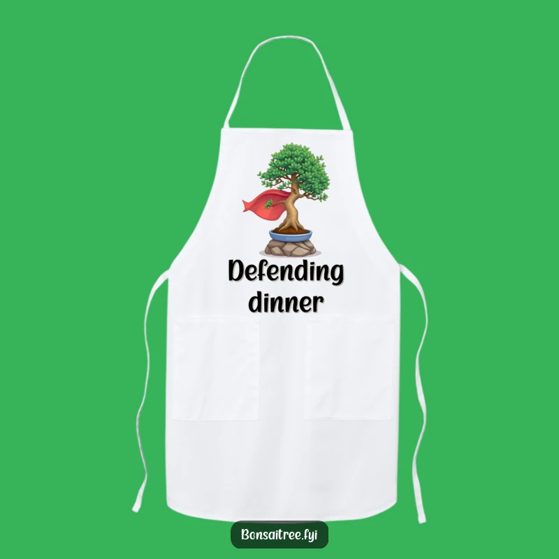 Funny Heroic Bonsai Apron - Chef's Super Suit for the Kitchen