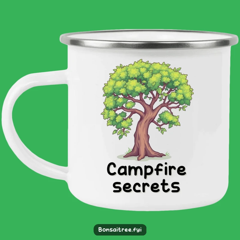 Funny Secret Tree Camping Mug, Your Companion for Whispered Adventures