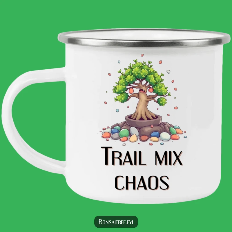 Adventure Funny Bonsai Stone Spill Camping Mug: Your Fun Companion
