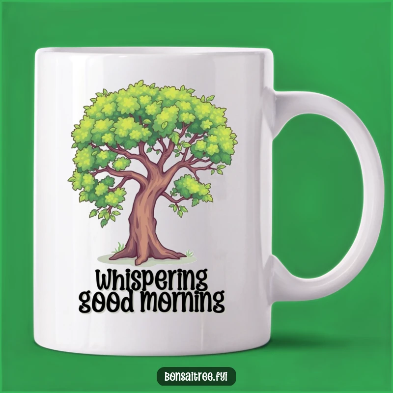 Funny Secretive Bonsai Tree Mug, A Mysterious and Humorous Gift