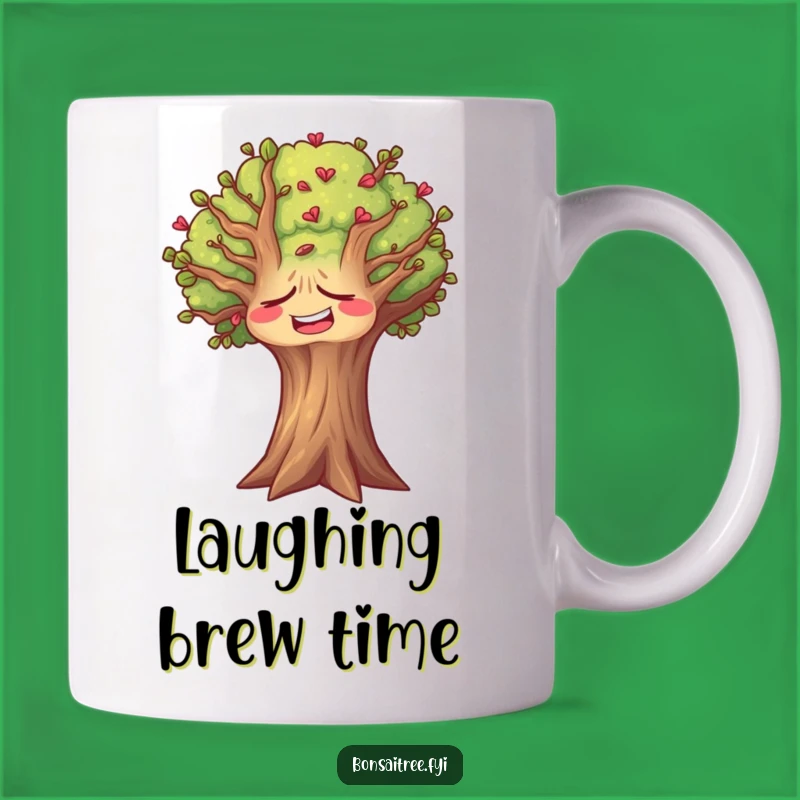 Funny Laughing Tree Mug: Silent Giggles for Your Morning Brew