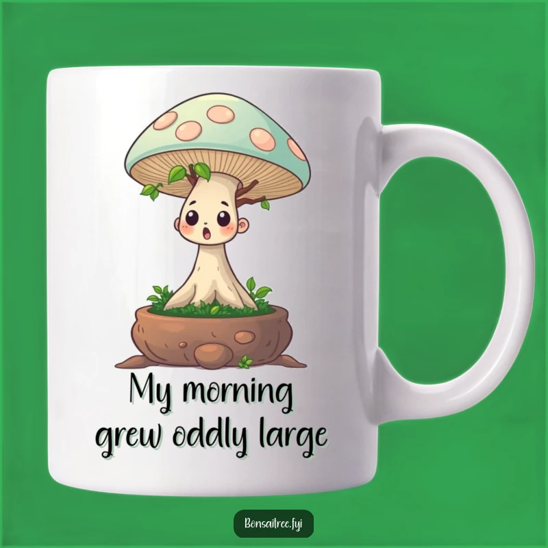 Funny Bonsai Mushroom Surprise Mug: A Whimsical Gift for Nature Lovers