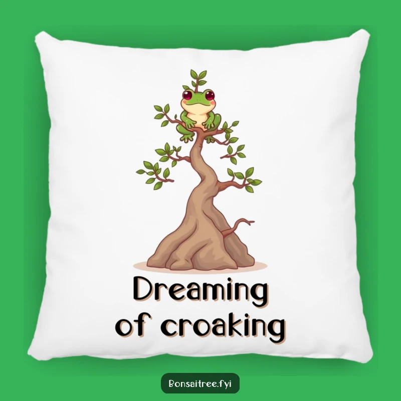 Comfy Funny Bonsai Frog Balance Pillow: The Perfect Cozy Gift