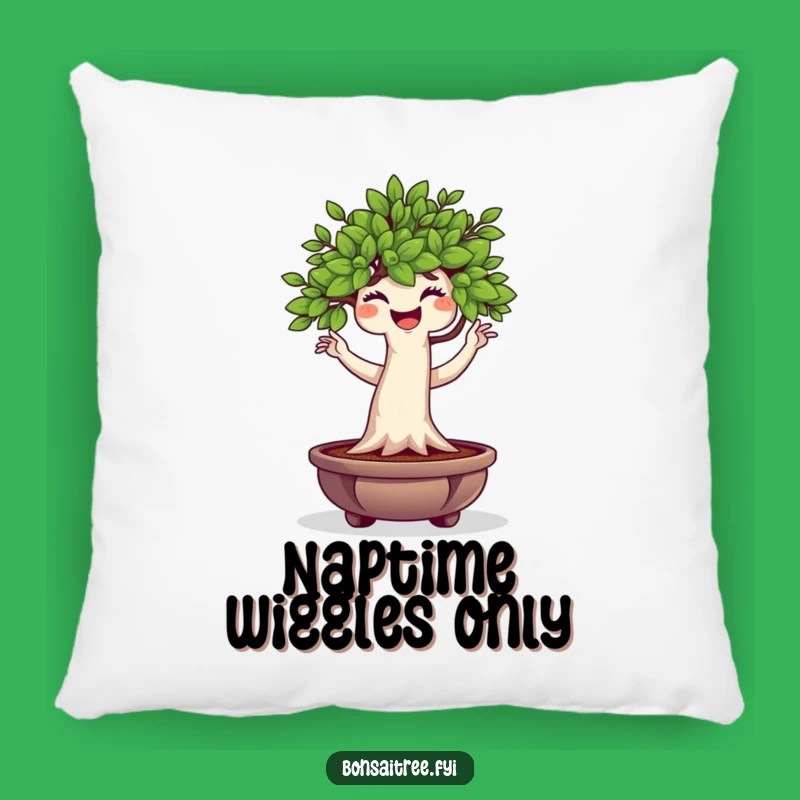 Funny Bonsai Tree Pillow: Wiggle Dance Comfort, Adorable Humorous Decor Gift