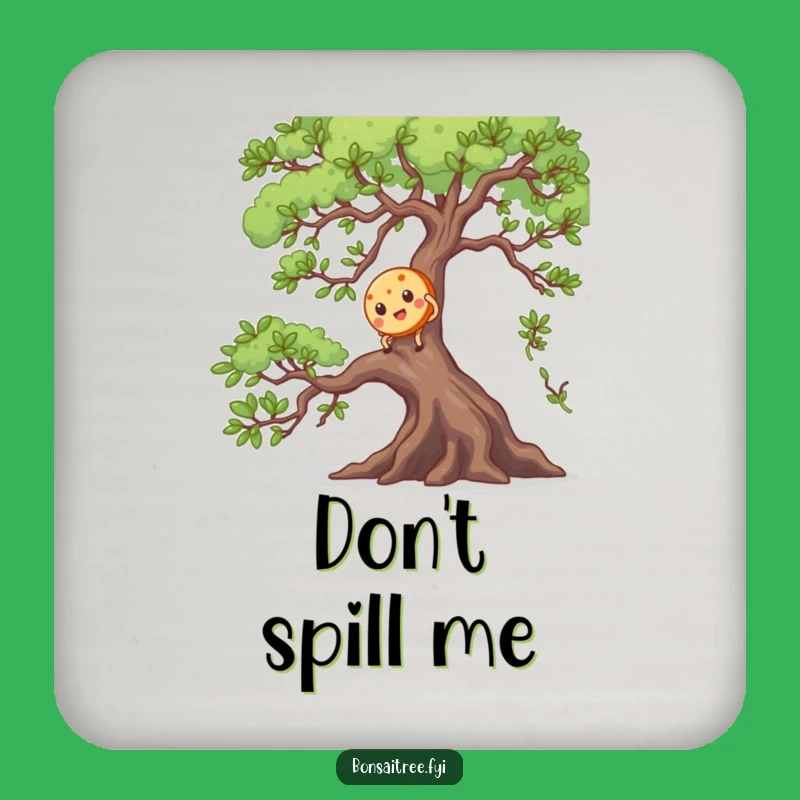 Funny Cookie's Bonsai Climb Coaster: Protect Surfaces with Hilarious Adventure Flair!