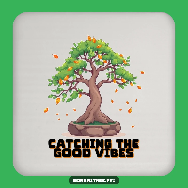 Funny Leaf-Catching Bonsai Coaster Set: Nature's Gentle Protection