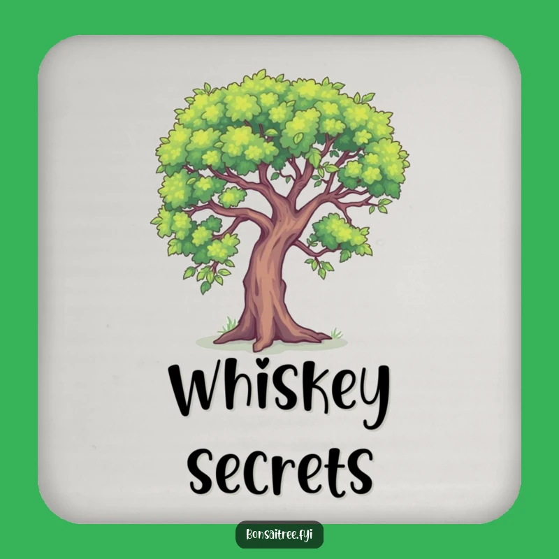Funny Secret Tree Coasters, Protecting Tables with Humorous Whispers