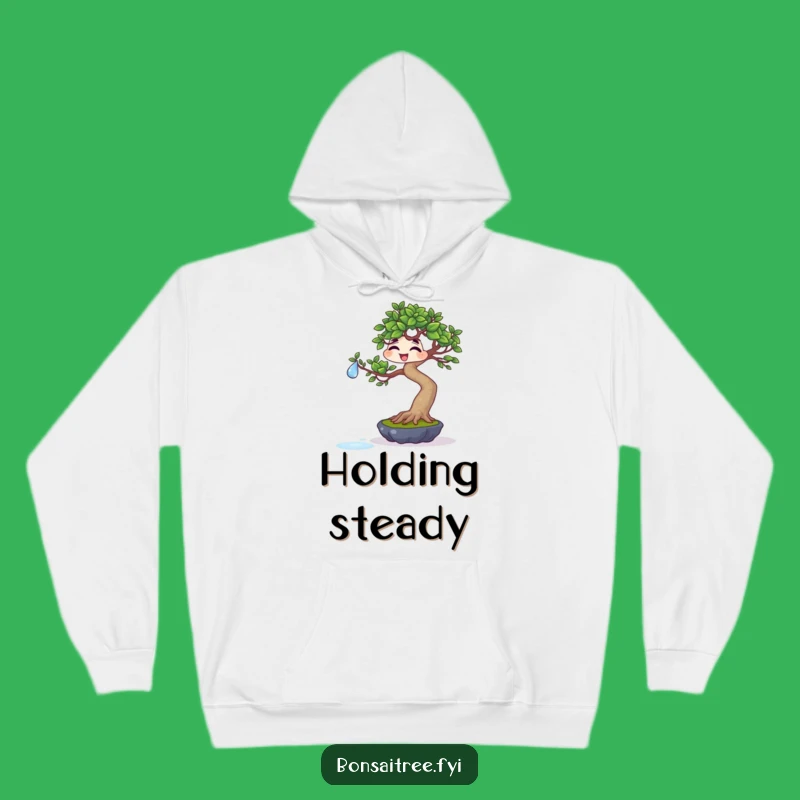 Funny Giggling Bonsai Water Drop Hoodie: Cozy & Hilarious Balance Gift