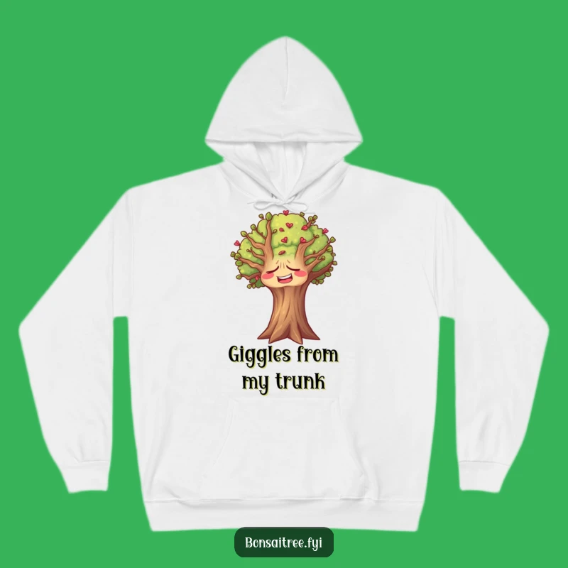 Funny Laughing Tree Hoodie: Stay Cozy with Silent Giggles