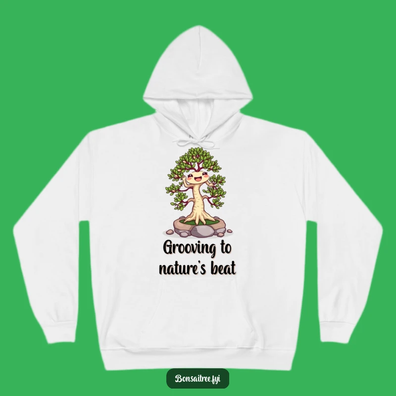 Funny Jigging Bonsai Hoodie: Cozy & Cheerful Plant Dance for Gifts