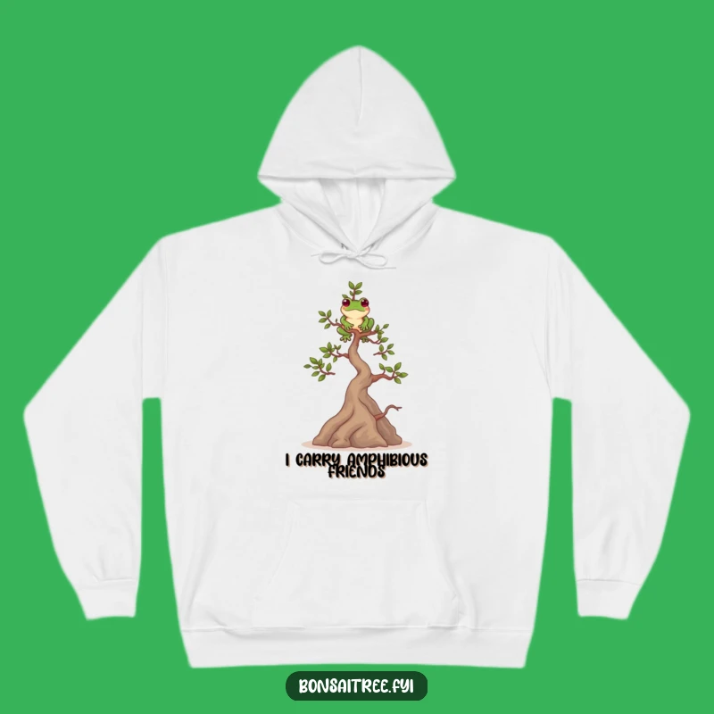 Cozy Funny Bonsai Frog Balance Hoodie: The Ultimate Chill Gift