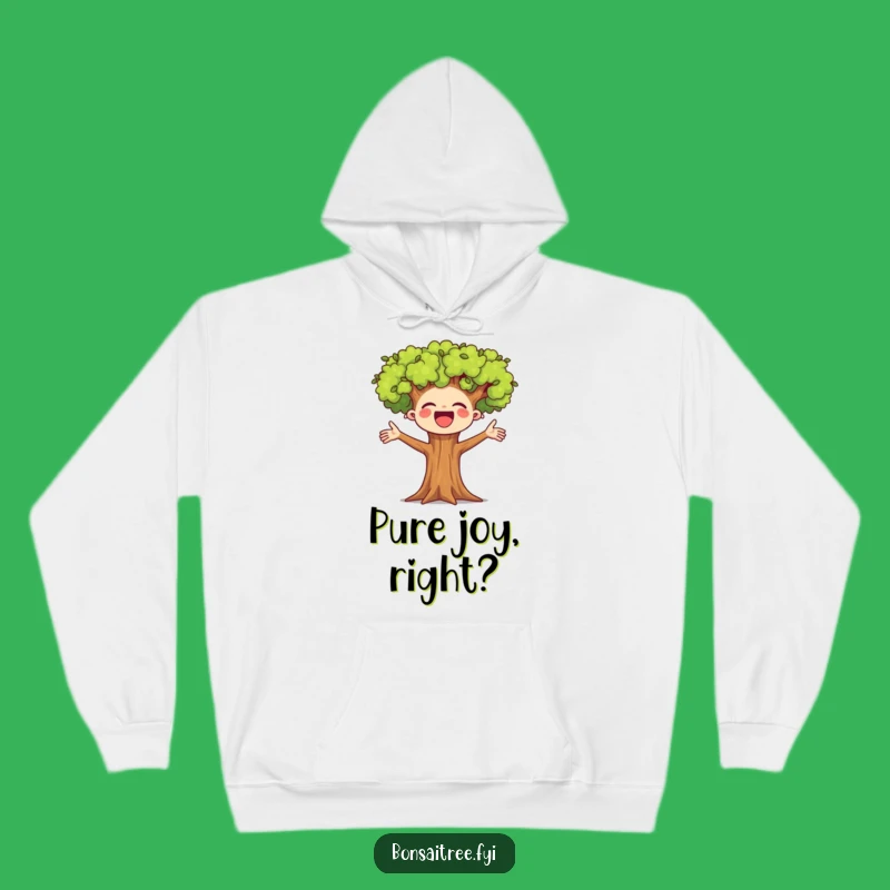 Cozy Funny Cheerful Tree Hoodie, The Ultimate Comforting Happy Gift