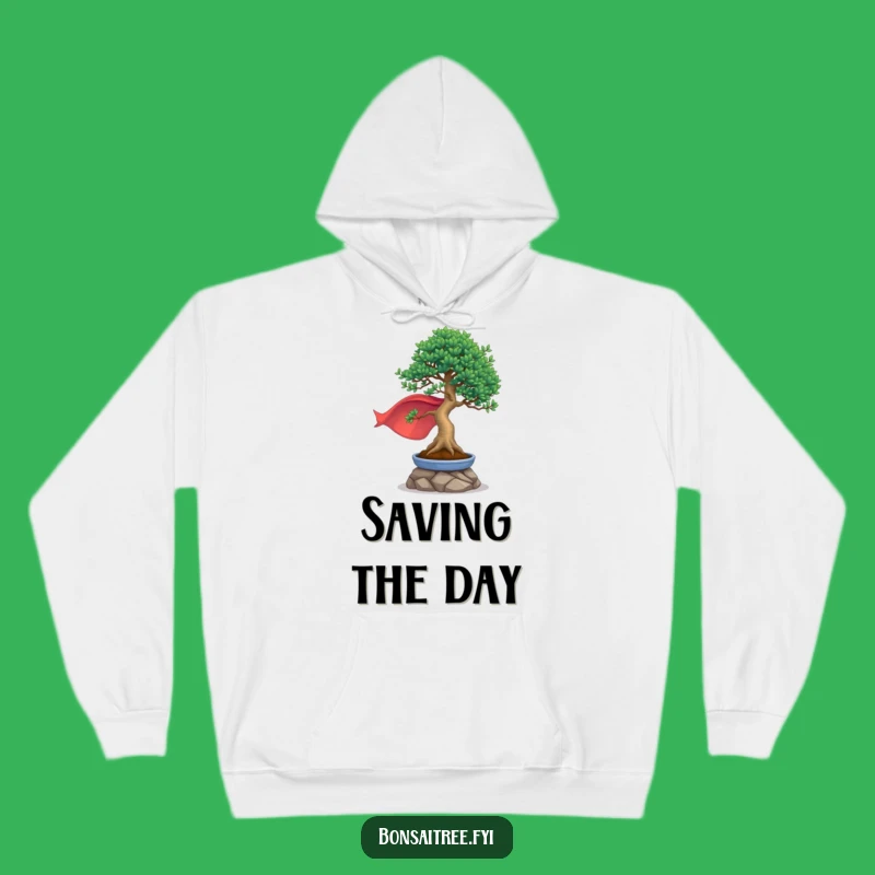 Cozy Funny Heroic Bonsai Hoodie - Warm and Brave Gift