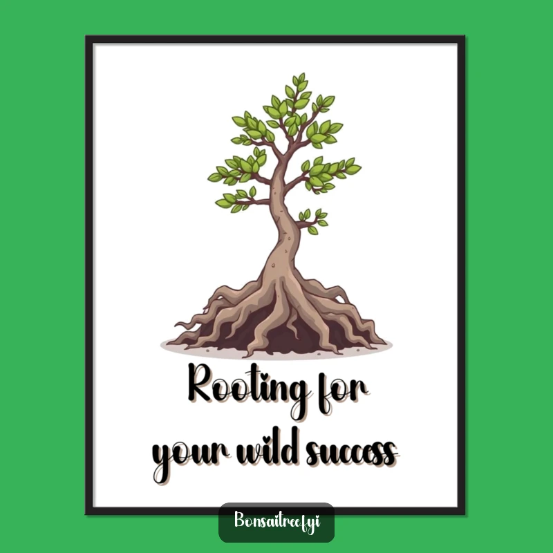 Funny Free Printable Mischief Bonsai Wall Art - Playful Downloadable Decor!