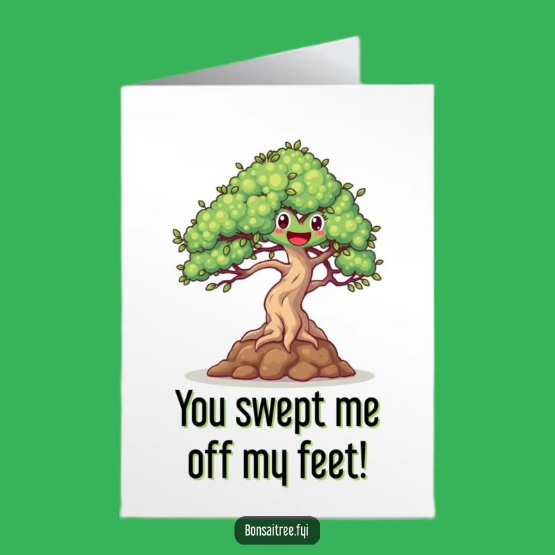 Free Printable Thank You Card: Dancing Bonsai Gratitude Downloadable