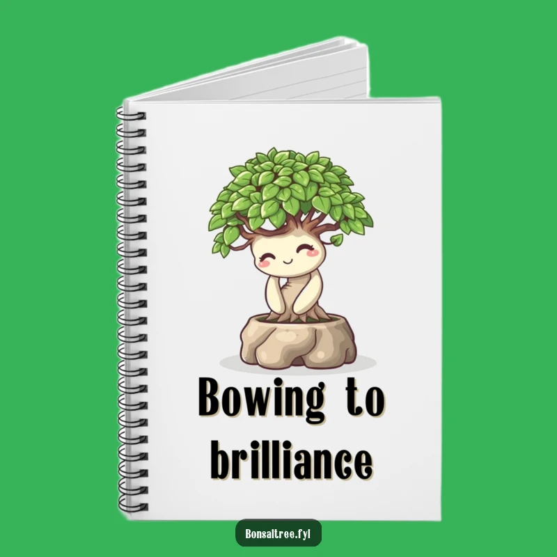 Funny Bonsai Bow Notebook: Playful Tree's Gift