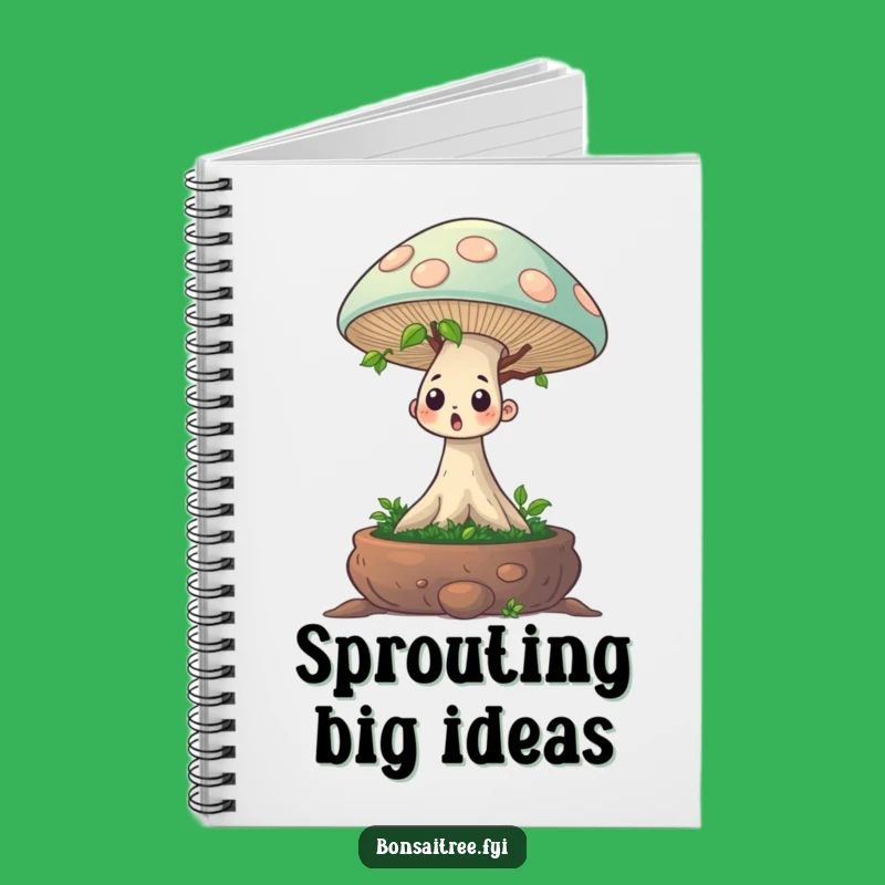 Funny Bonsai Mushroom Surprise Notebook: Jot Down Funny Ideas