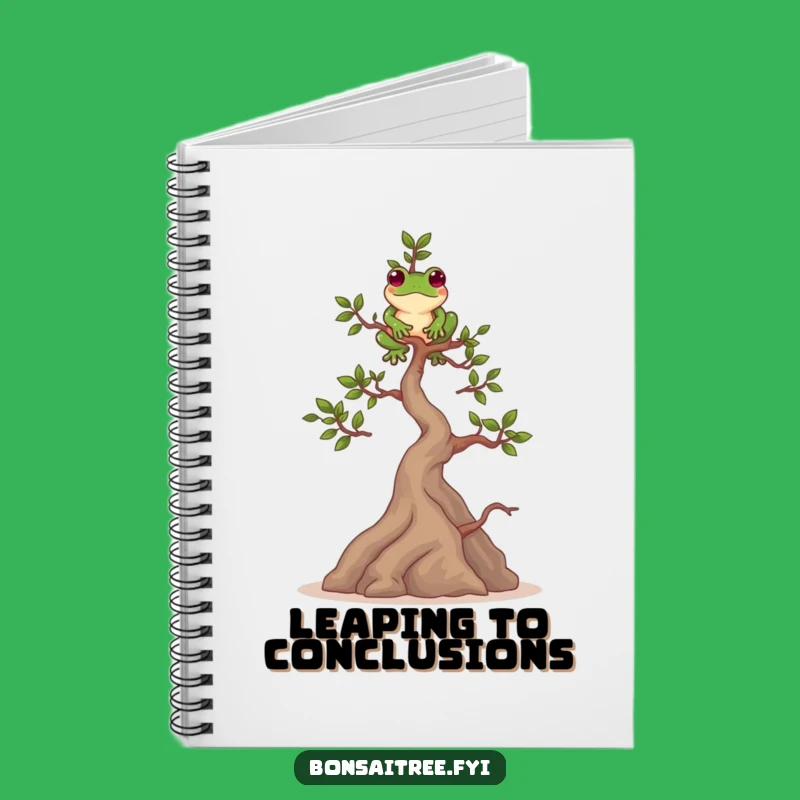 Funny Bonsai Frog Balance Notebook: Capture Calm and Ideas