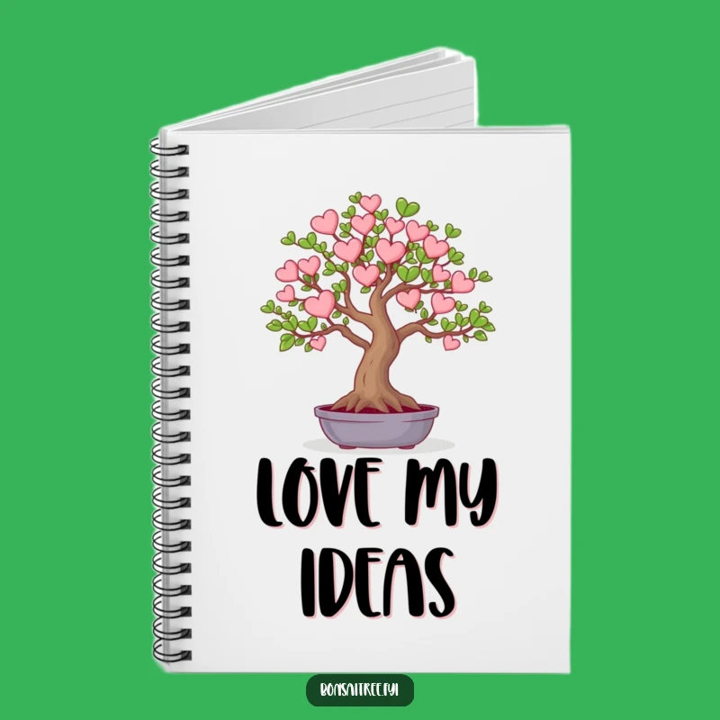 Funny Heart Leaf Notebook, A Journal for Loving Thoughts