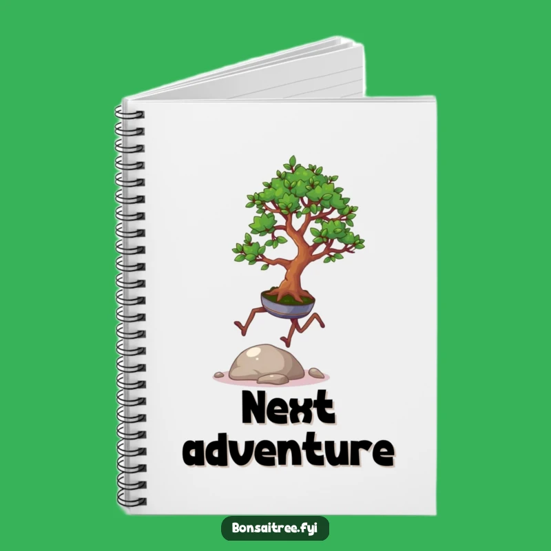 Funny Bonsai Notebook: Hopping Tree, Pebble Jump, Creative Journal