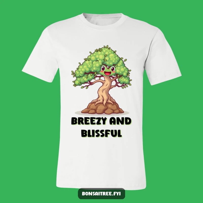 Funny Happy Bonsai Dancing T-Shirt - Breezy Fun Tee for All
