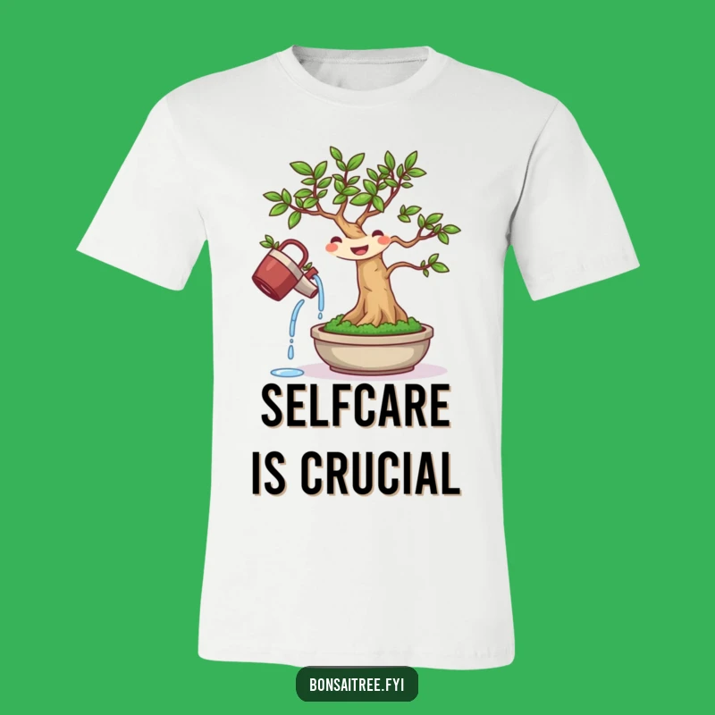 Funny Bonsai Watering T-Shirt: Cheerful Plant Lover Tee, Great Gift