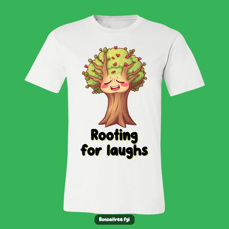 Funny Laughing Tree T-Shirt: Embrace the Silent Giggles