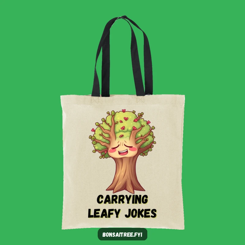 Funny Laughing Tree Tote Bag: Carry Your Laughs in Nature's Style