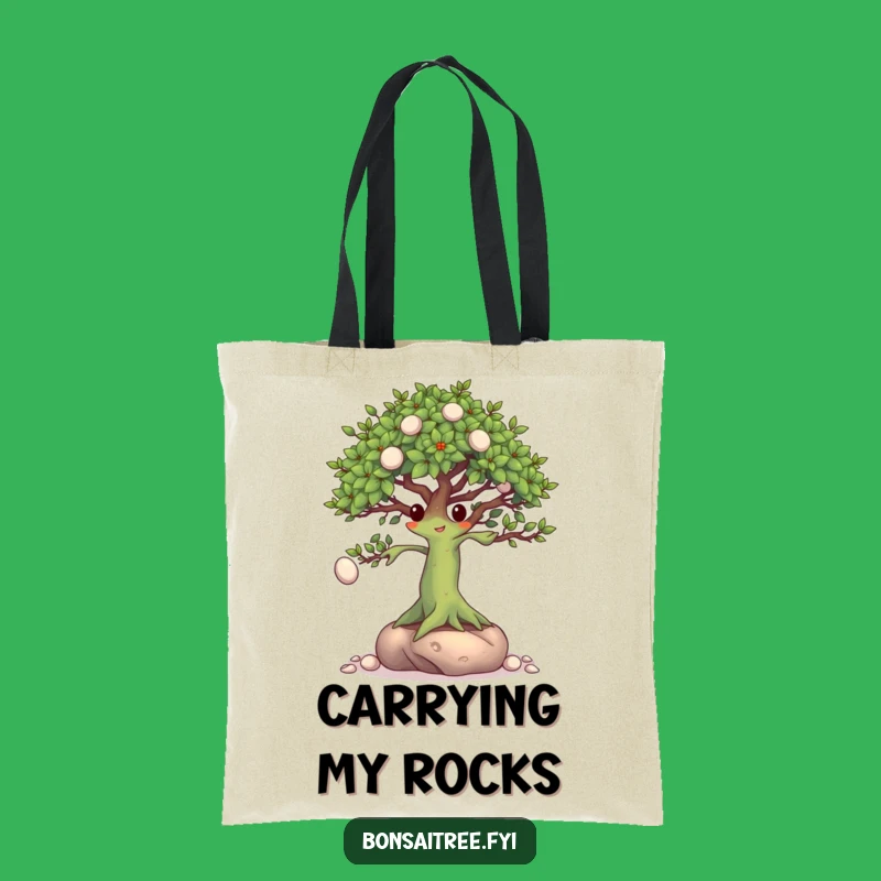 Funny Bonsai Juggling Tote Bag - Carry Your Essentials with Flair